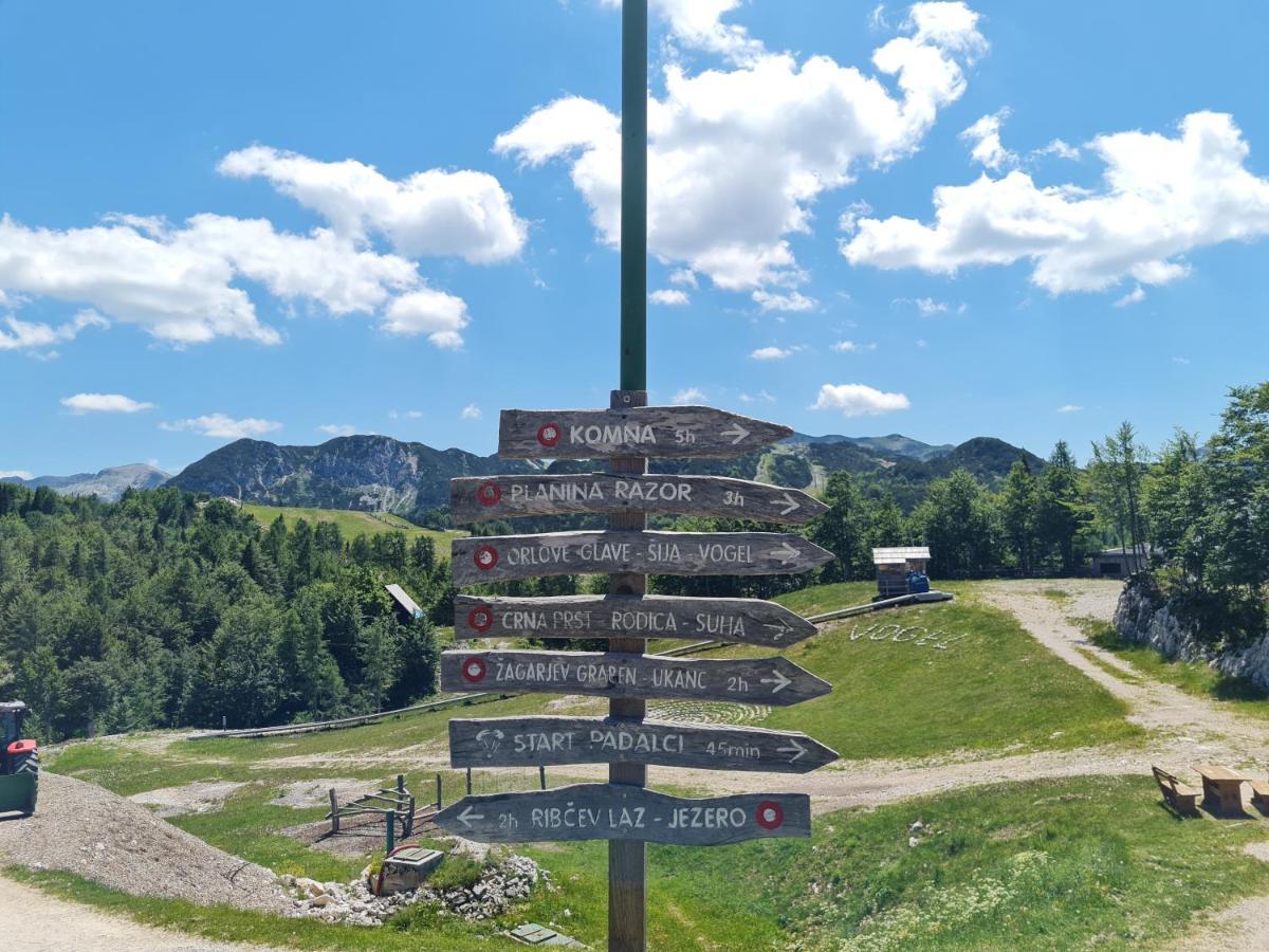 Chalet Burja At Vogel Mountain - Cable Car Access Or Hiking - Not Reachable With Car Бохинь Экстерьер фото